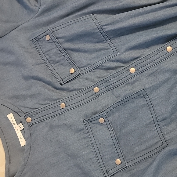 Trina Turk denim jumpsuit - Picture 9 of 11